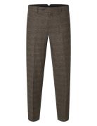 Selected Homme Slhslim-Reed Wool Trs Noos Brun