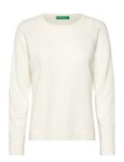 United Colors Of Benetton Crewneck Jersey Kräm