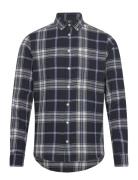 Casual Friday Cfanton Ls Bd Checked Shirt Marinblå