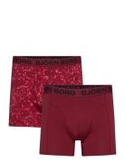 Björn Borg Cotton Stretch Boxer 2P Röd