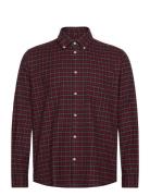 Les Deux Kent Check Shirt 2.0 Röd