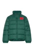 Hugo Kids Puffer Jacket Grön