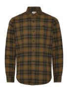 Timberland Solucell Plaid Shirt Dark Olive Yd Khaki Green