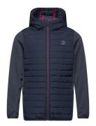 Jack & J S Jjemulti Quilted Jacket Jnr Marinblå