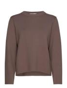 Object Objreynard Square Sleeve O-Neck Noos Brun