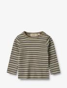 Wheat T-Shirt L/S Stig Khaki Green