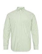 GANT Reg Poplin Stripe Shirt Grön