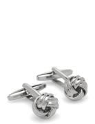 Lindbergh Black Cufflinks Silver