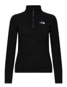 The North Face W 100 Glacier 1/4 Zip - Eu Svart