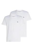 Calvin Klein Jeans 2 Pack Monologo T-Shirt Vit