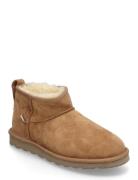 Rosemunde Rhbrisbane Shearling Short Boots Beige