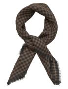 Becksöndergaard Gingham Wica Scarf Brun