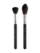 SIGMA Beauty Sculpt + Glow Makeup Brush Duo Svart