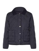 GANT Quilted Cord Detailed Jacket Marinblå