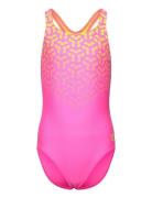 Arena Girl's Arena Kikko V Swimsuit Swim Pro Back Navy-S Rosa