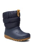 Crocs Classic Neo Puff Boot K Marinblå