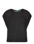 United Colors Of Benetton Sleeveless Sweater Svart