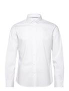 Mango Regular-Fit Stretch Cotton Shirt Vit