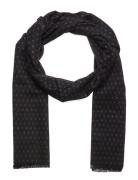 Amanda Christensen Double Face Scarf Svart