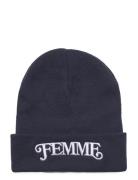 Pica Pica Femme Beanie Marinblå