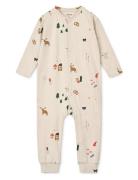 Liewood Birk Printed Pyjamas Jumpsuit Multi/patterned