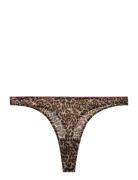 Understatement Underwear Mesh Thong Brun