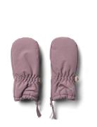 Wheat Mittens Zipper Tech Lila