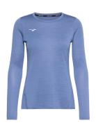 Mizuno Impulse Core Ls Tee W Blå