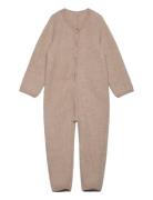 Huttelihut Pram Suit Wool Fleece Beige