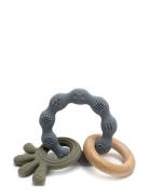 Magni Leksaker Teether Bracelet, Squid And Wood Appendix. Green, Lfbg ...