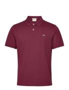 GANT Reg Shield Ss Pique Polo Röd