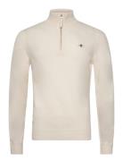 GANT Superfine Lambswool Half Zip Kräm
