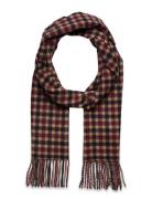 GANT Gingham Woven Scarf Röd