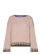 Object Objtallira Oz L/S Knit Pullover Cc1 Aw Beige