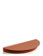 MOEBE Half Moon Shelf, Terracotta, Large Orange