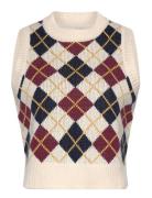 LEVI´S Women Collegiate Argyle Vest Andria Kräm