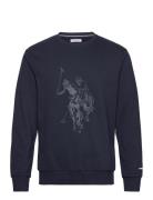 U.S. Polo Assn. Kenni Reg Cw Uspa M Sweat Marinblå