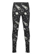 Lindex Leggings Space Aop Glow In The Svart