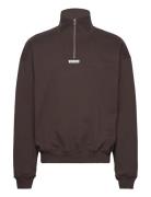 Woodbird Wblee Half Zip Brun