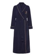 Lauren Ralph Lauren Homewear Lrl L/S Shawl Collar Long Robe Marinblå