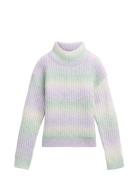 Tom Tailor Cropped Knitted Pullover Lila