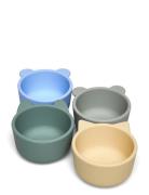 Liewood Malene Silic Bowl 4-Pack Blå