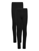 Minymo Sweat Leggings W.aop Svart