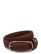 Becksöndergaard Glossy Nola Leather Belt Brun