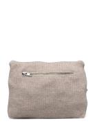 Davida Cashmere Cross Body Bag Beige