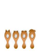 Liewood Liva Silic Spoon 4-Pack Orange