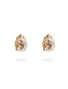 Caroline Svedbom Petite Drop Stud Earrings Gold Guld