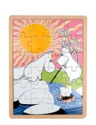 MUMIN Moomin Wooden Frame Puzzle - Fishing Multi/patterned