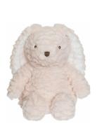 Teddykompaniet Teddy Heaters, Rabbit With Wavy Fur, Pink Rosa
