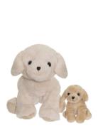 Teddykompaniet The Dog Tess With Puppy Beige